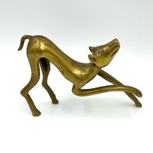 Brass Sculpture Figurine Home Decor 8”